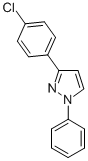 3-(4-CHLOROPHENYL)-1-PHENYL-1H-PYRAZOLE Structural