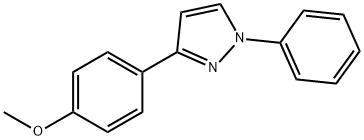 3-(4-METHOXYPHENYL)-1-PHENYL-1H-PYRAZOLE Structural