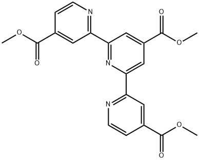 TRIMETHYL 2,2':6',2''-TERPYRIDINE-4,4',4''-TRICARBOXYLATE Structural