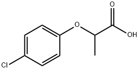 2-(4-CHLOROPHENOXY) PROPIONIC ACID Structural