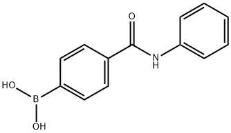 (4-PHENYLAMINOCARBONYLPHENYL)BORONIC ACID Structural