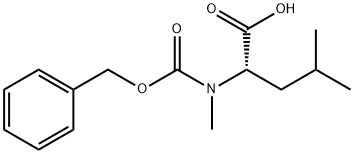 N-Cbz-N-methyl-L-leucine Structural