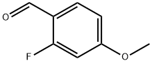 2-Fluoro-4-methoxybenzaldehyde Structural