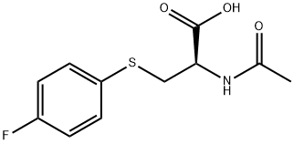 S-(4-FLUOROPHENYL)MERCAPTURIC ACID Structural