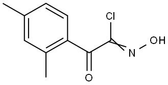 Benzeneethanimidoyl chloride, N-hydroxy-2,4-dimethyl-alpha-oxo- (9CI) Structural