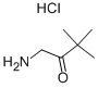 1-AMINO-3,3-DIMETHYL-BUTAN-2-ONE HYDROCHLORIDE Structural