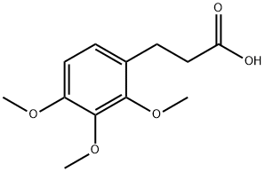 3-(2,3,4-TRIMETHOXYPHENYL)PROPIONIC ACID Structural Picture