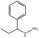 Hydrazine,  (1-phenylpropyl)- Structural