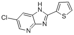 1H-IMIDAZO[4,5-B]PYRIDINE, 6-CHLORO-2-(2-THIENYL)-