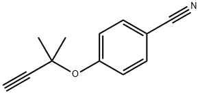 4-[(1,1-DIMETHYLPROP-2-YNYL)OXY]BENZONITRILE Structural