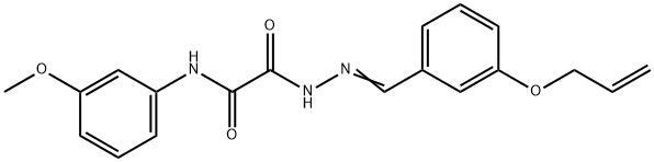 2-{2-[3-(allyloxy)benzylidene]hydrazino}-N-(3-methoxyphenyl)-2-oxoacetamide