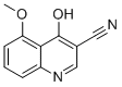 4-Hydroxy-5-methoxyquinoline- 3-carbonitrile Structural