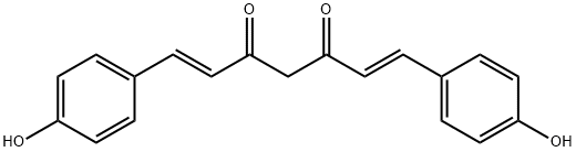 BIS(4-HYDROXYCINNAMOYL)METHANE Structural