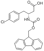 FMOC-(R)-3-AMINO-4-(4-CHLORO-PHENYL)-BUTYRIC ACID Structural