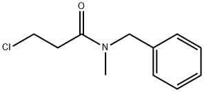 N-benzyl-3-chloro-N-methylpropanamide Structural