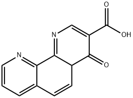 4-OXO-1,4-DIHYDRO-[1,10]PHENANTHROLINE-3-CARBOXYLIC ACID Structural