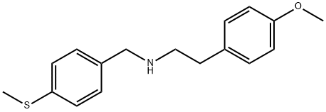 [2-(4-METHOXY-PHENYL)-ETHYL]-(4-METHYLSULFANYL-BENZYL)-AMINE