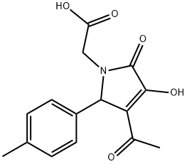 (3-ACETYL-4-HYDROXY-5-OXO-2-P-TOLYL-2,5-DIHYDRO-PYRROL-1-YL)-ACETIC ACID