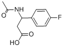 N-ACETYL-2-(4-FLUOROPHENYL)-DL-BETA-ALANINE
 Structural