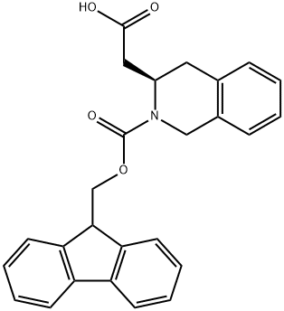 FMOC-(R)-2-TETRAHYDROISOQUINOLINE ACETIC ACID Structural