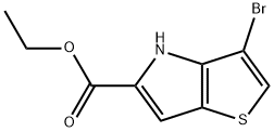 ethyl 3-broMo-4H-thieno[3,2-b]pyrrole-5-
carboxylate Structural