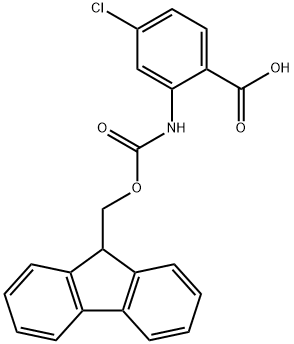 N-FMOC-3-AMINO-4-CHLOROBENZOIC ACID Structural