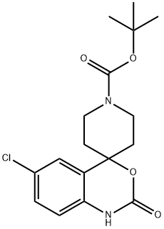 6-CHLORO-1,2-DIHYDRO-2-OXOSPIRO[4H-3,1-BENZOXAZINE-4,4'-PIPERIDINE]-1'-CARBOXYLIC ACID 1,1-DIMETHYL ETHYL ESTER