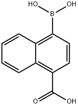 4-Carboxynaphthalene-1-boronic acid Structural