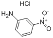 3-NITROANILINE HYDROCHLORIDE Structural