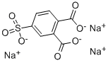 4-SULFOPHTHALIC ACID, TRISODIUM SALT Structural