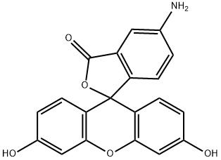 5-Aminofluorescein Structural Picture
