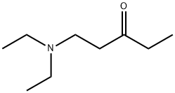 1-(DIETHYLAMINO)PENTAN-3-ONE Structural