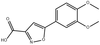 5-(3,4-DIMETHOXY-PHENYL)-ISOXAZOLE-3-CARBOXYLIC ACID Structural