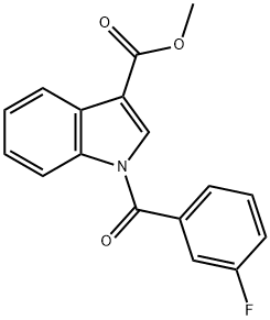 1H-INDOLE-3-CARBOXYLIC ACID, 1-(3-FLUOROBENZOYL)-,METHYL ESTER