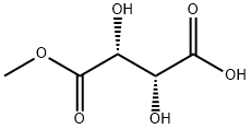 Butanedioic acid, 2,3-dihydroxy- (2R,3R)-, MonoMethyl ester Structural