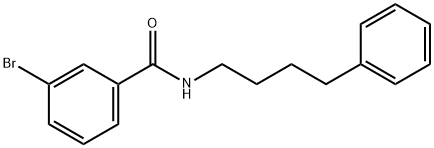 3-bromo-N-(4-phenylbutyl)benzamide Structural