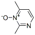 Pyrimidine, 2,4-dimethyl-, 3-oxide (8CI,9CI) Structural