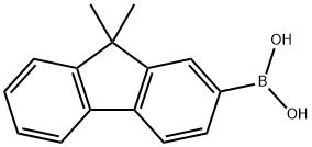 9,9-Dimethyl-9H-fluoren-2-yl-boronic acid Structural