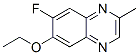 Quinoxaline, 6-ethoxy-7-fluoro-2-methyl- (9CI) Structural