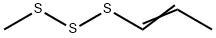 Trisulfide, methyl 1-propenyl Structural