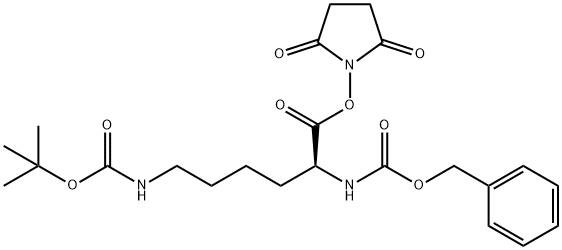 Z-LYS(BOC)-OSU Structural