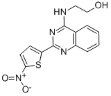 4-(2-HYDROXYETHYLAMINO)-2-(5-NITRO-2-THIENYL)-QUINAZOLINE Structural