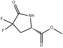 L-Proline, 4,4-difluoro-5-oxo-, methyl ester (9CI) Structural