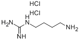 1-AMINO-4-GUANIDINOBUTANE 2HCL Structural