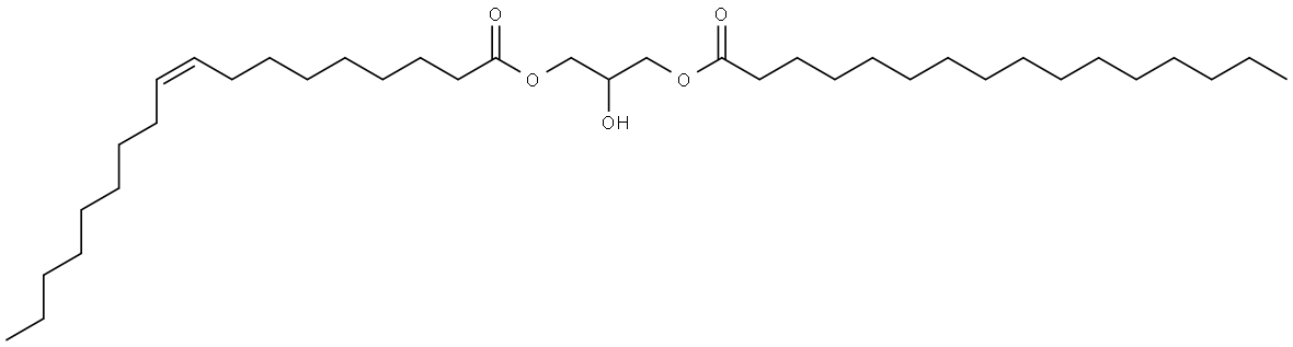 rac 1-Oleoyl-3-palmitoylglycerol Structural