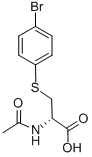 S-(4-bromophenyl)mercapturic acid Structural