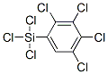 trichloro(tetrachlorophenyl)silane Structural