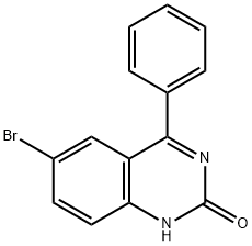 6-BROMO-4-PHENYLQUINAZOLIN-2(1H)-ONE Structural