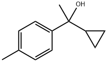 alpha-cyclopropyl-alpha-4-dimethylbenzyl alcohol  Structural