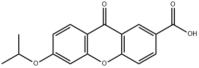 6-ISOPROPOXY-9-XANTHONE-2-CARBOXYLIC ACID Structural